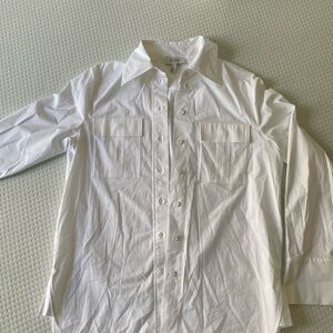 Cos white cotton shirt